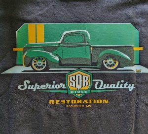 Superior Rides and Restoration shirt car design 2